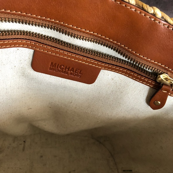 Michael Kors Santorini Style wicker rattan tote - Picture 6 of 7